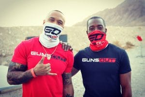 Keys and Singleton in Guns Out merchandise