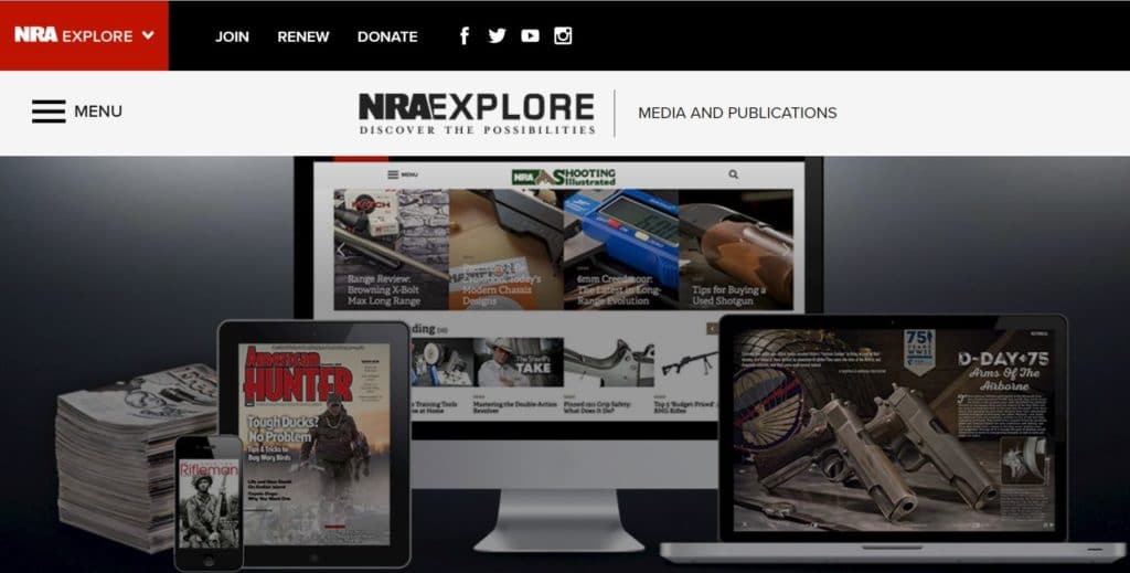 NRA Publications Website / Screenshot