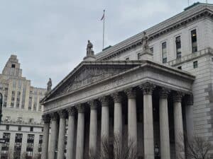 The New York County Supreme Court in Manhattan