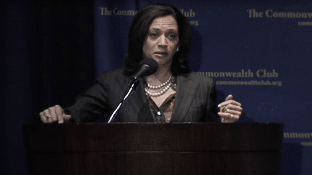 Kamala Harris speaks to the Commonwealth Club of California on January 14th, 2010